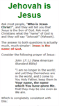 Mobile Screenshot of jehovahisjesus.com
